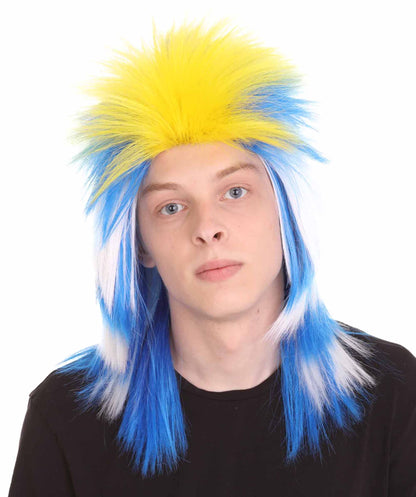 Uruguay Flag Sport Wigs