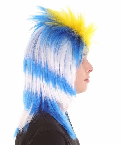 Uruguay Flag Sport Wigs