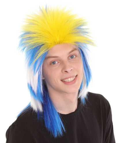 Colombia Flag Sport Wigs