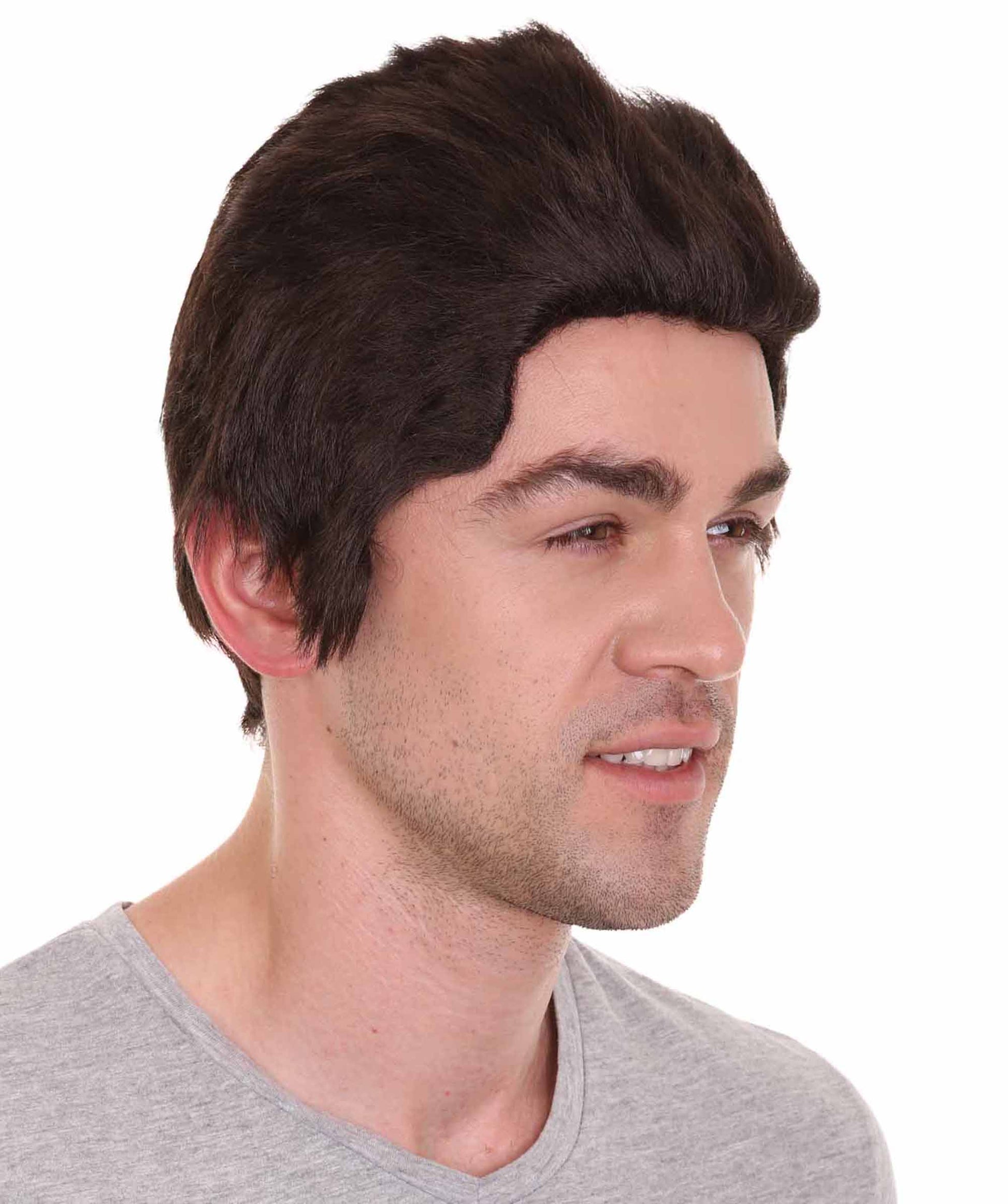 Brown Comic Superhero Short Wig 