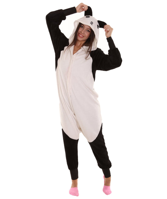 Women's Panda Costume | Black & White Animal Halloween Costume