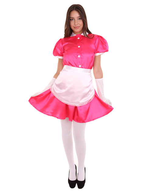 Pink Maid Costume 