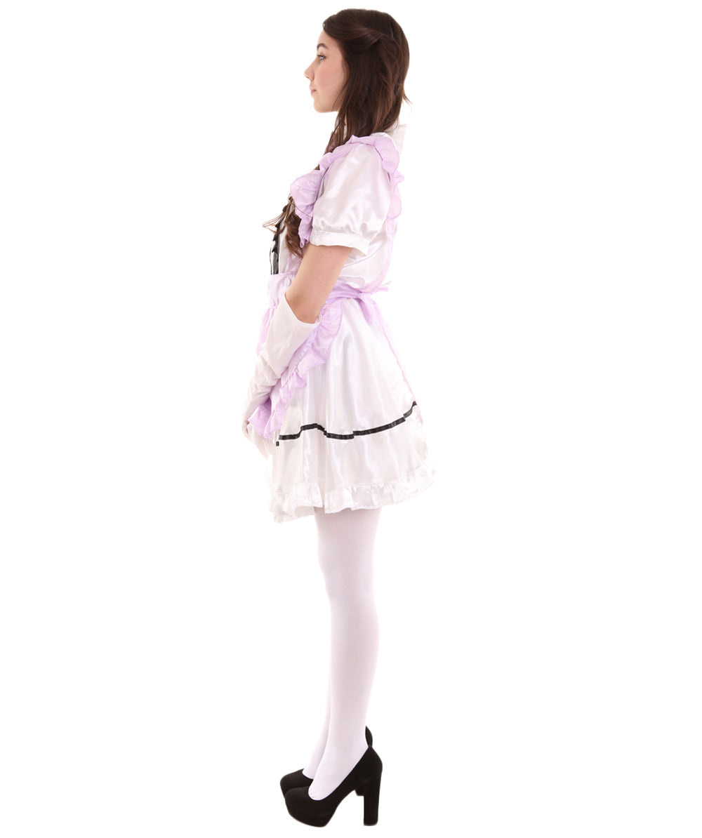 French Maid Light Purple Costume