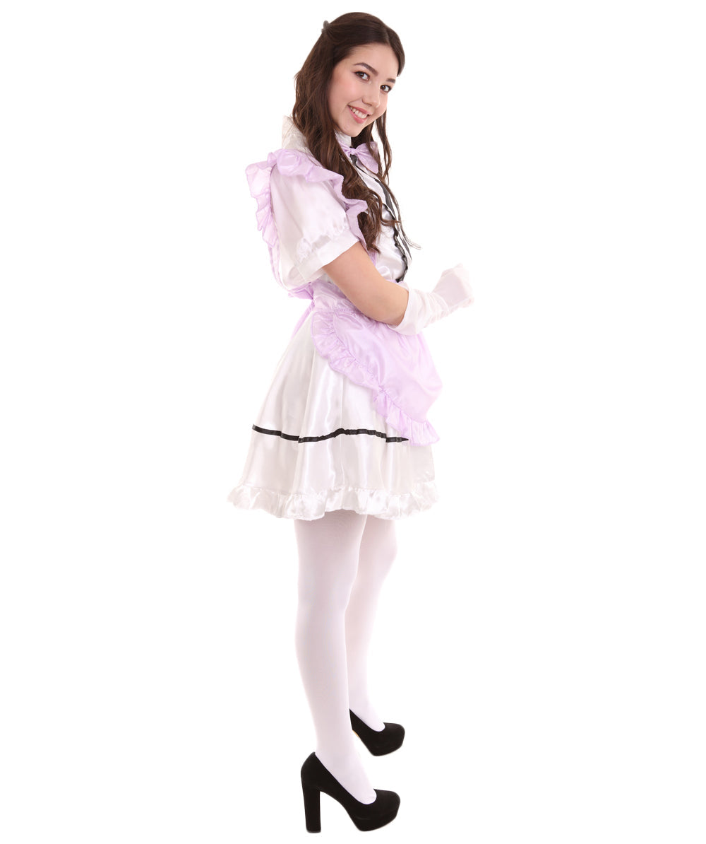 French Maid Light Purple Costume