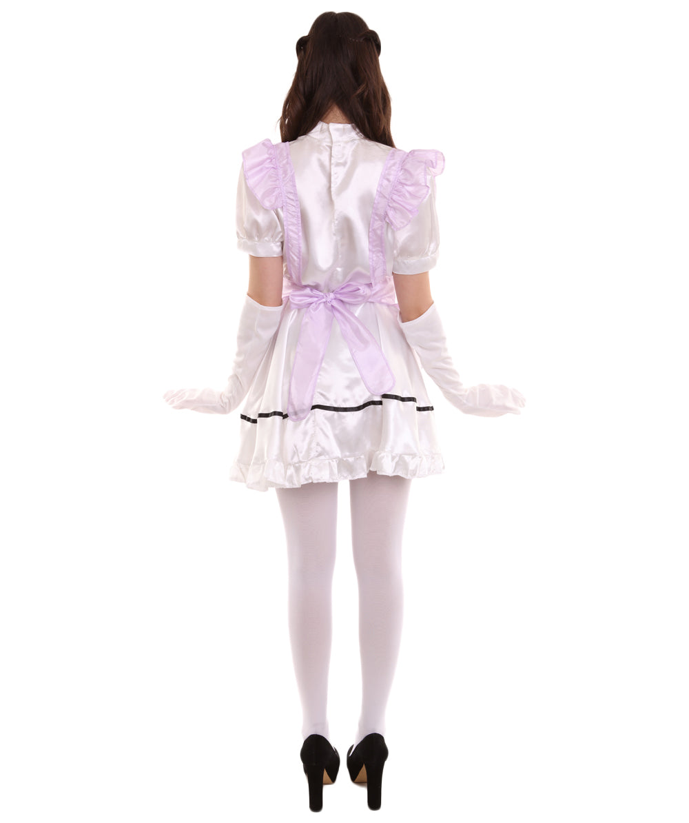 French Maid Light Purple Costume