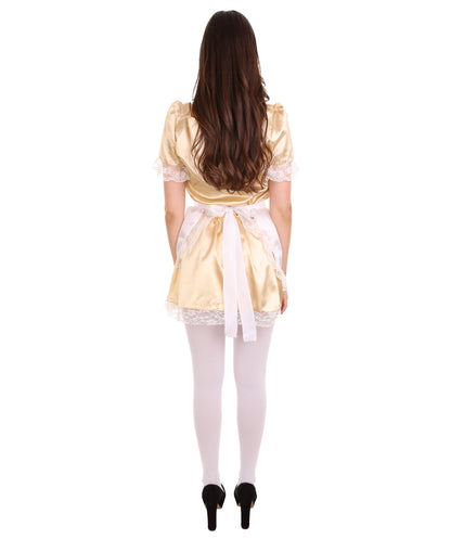 Golden Traditional Maid Costume