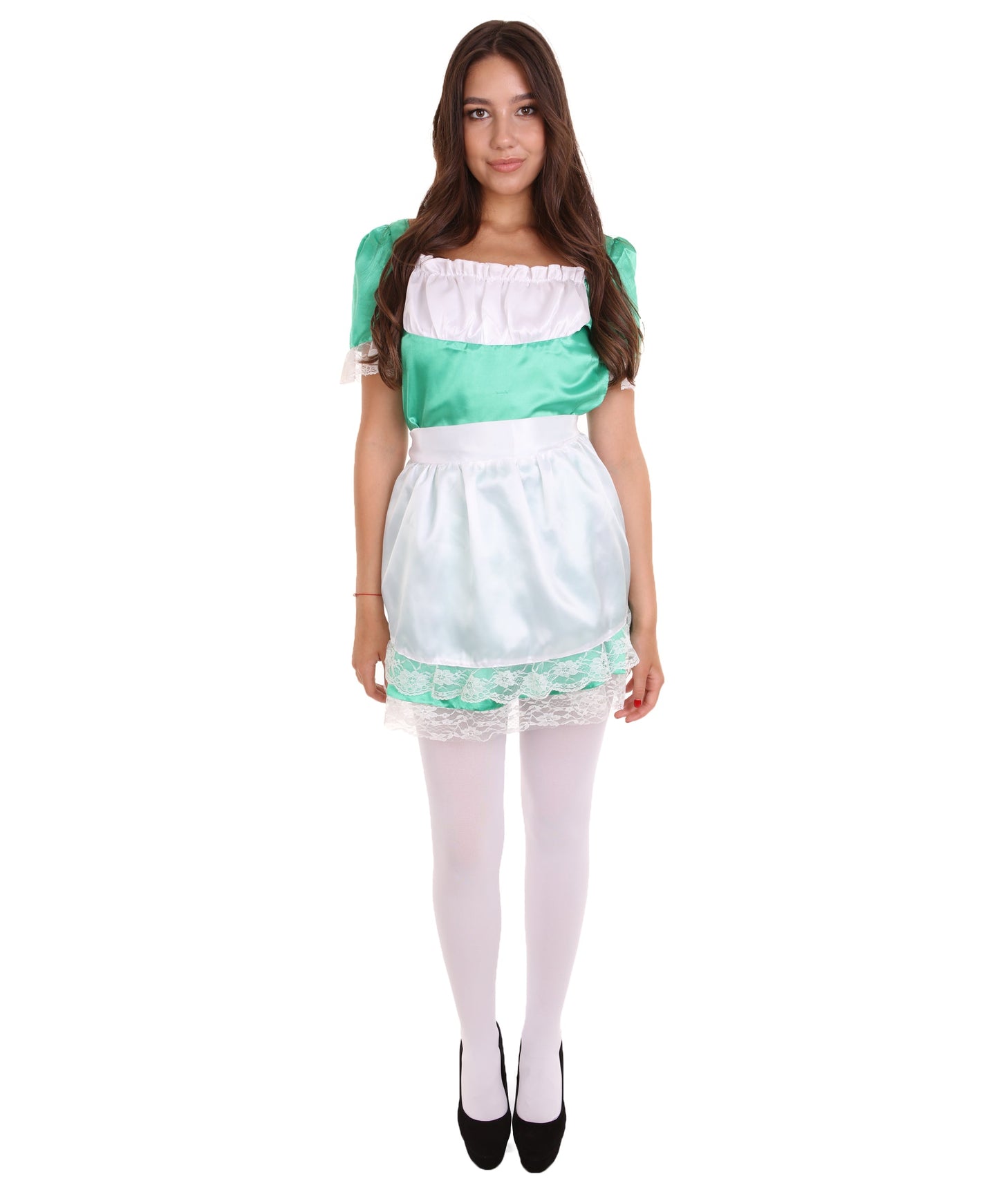 Green Traditional Maid Costume