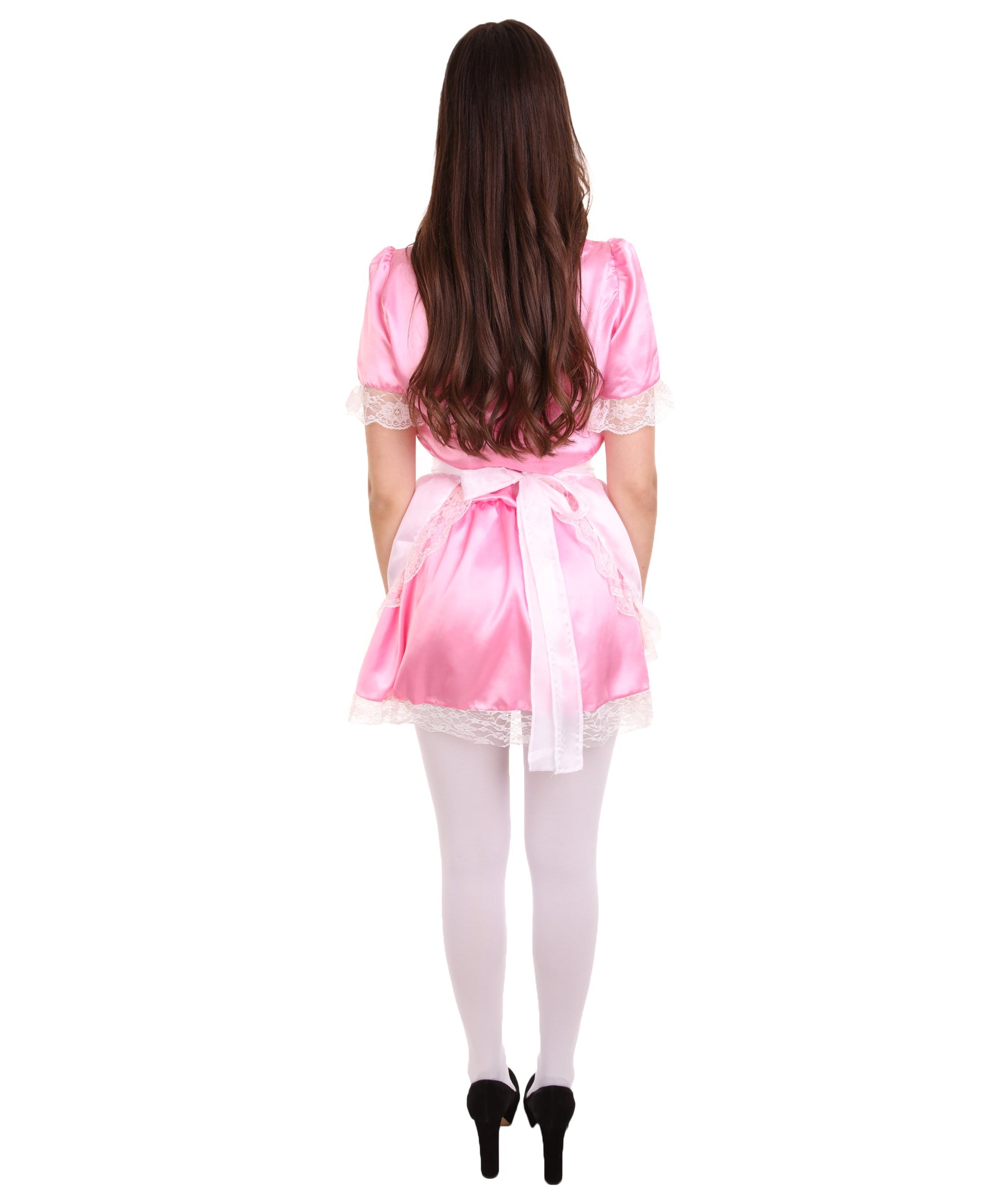 Light Pink Traditional Maid Uniform Costume