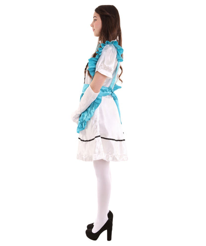 Aqua Blue French Maid Costume 