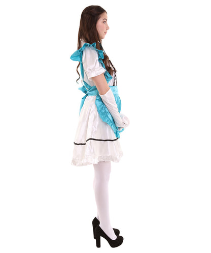 Aqua Blue French Maid Costume 