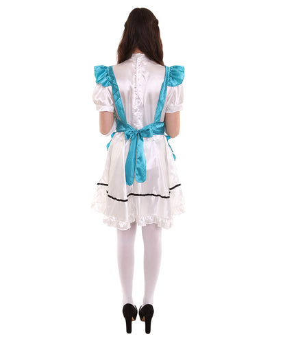 Aqua Blue French Maid Costume 