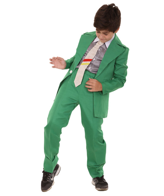 Child Green Singer Costume