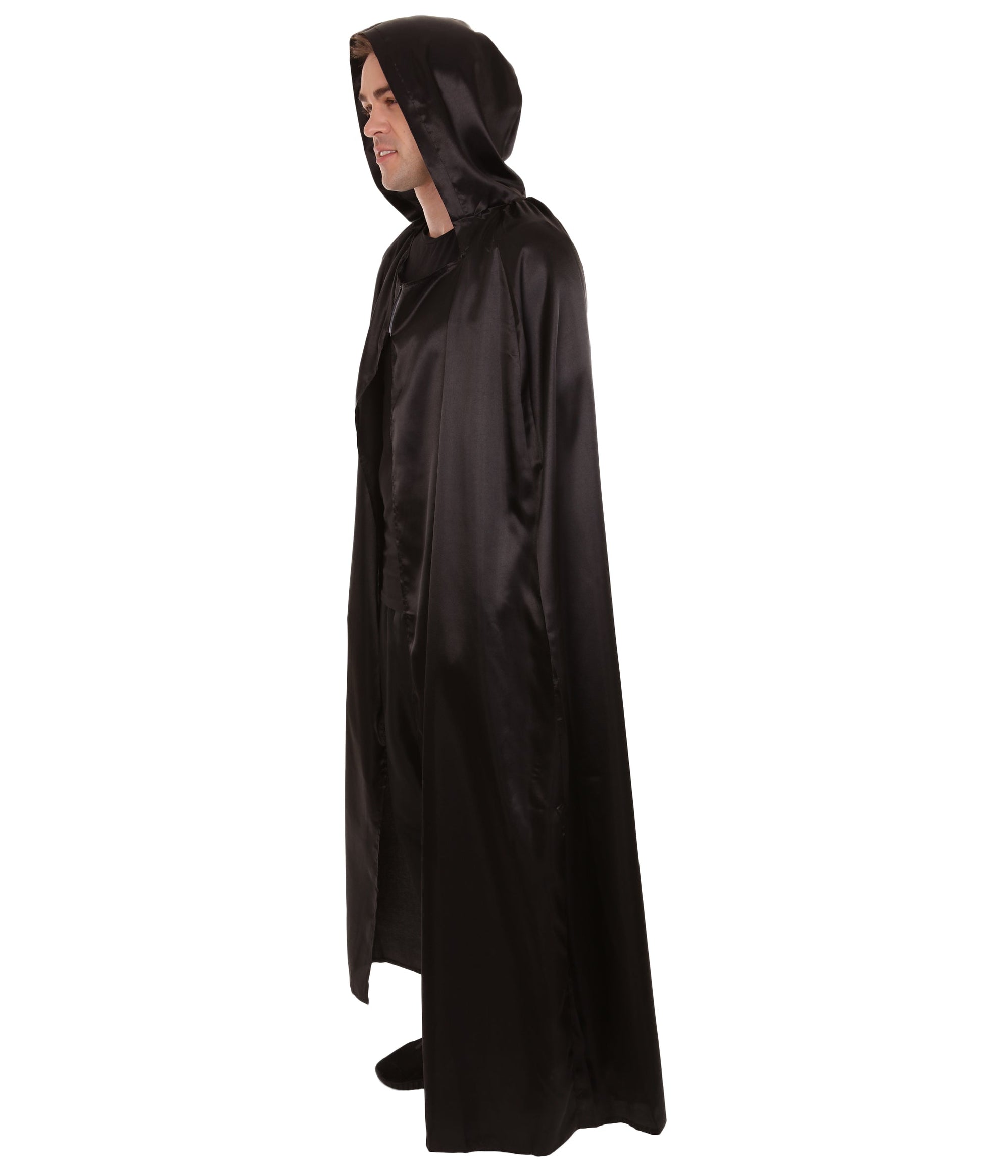 Black Hooded Cape Costume