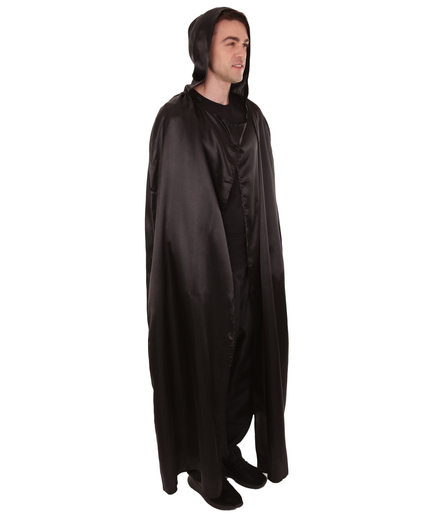 Black Hooded Cape Costume