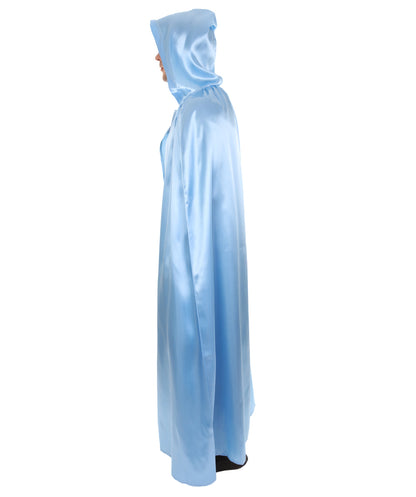 Blue Hooded Cape Costume