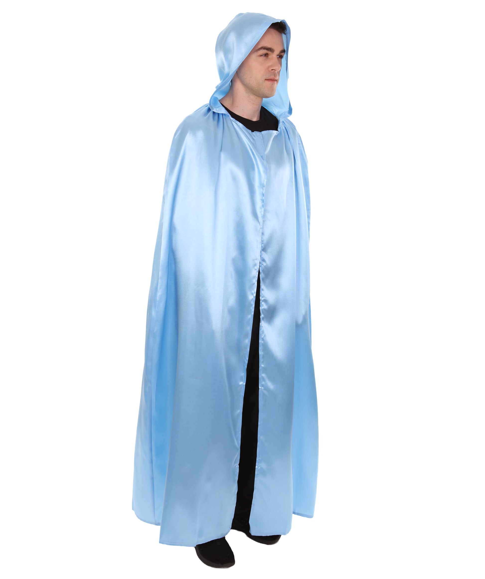 Blue Hooded Cape Costume