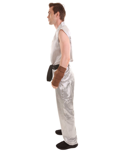 Silver Men's Karate Fancy Costume