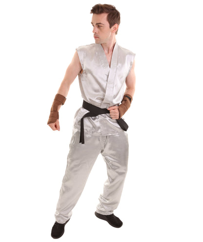 Silver Men's Karate Fancy Costume