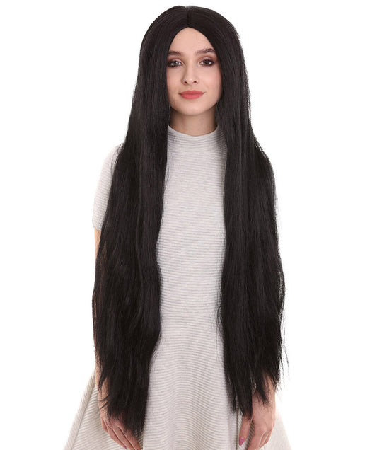 Straight Extra Long Black Wig