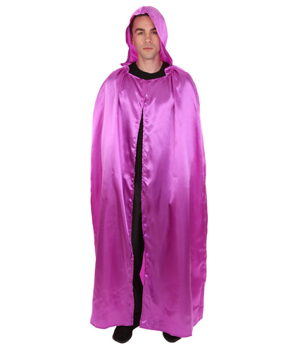 Purple Hooded Cape Costume