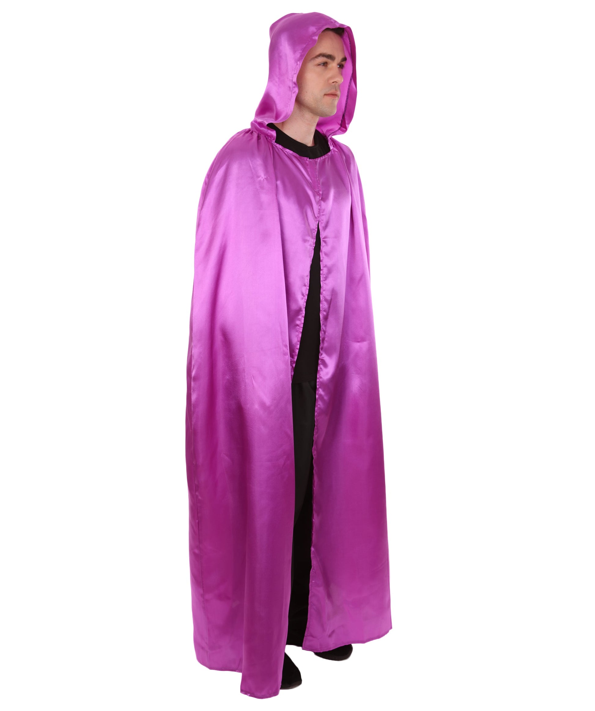 Purple Hooded Cape Costume