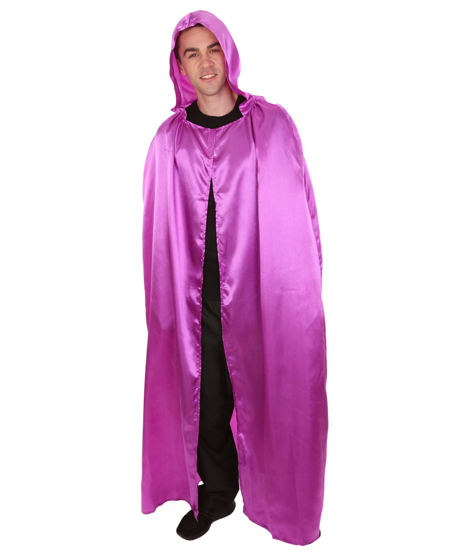 Purple Hooded Cape Costume