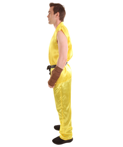 Gold Men's Karate Fancy Costume