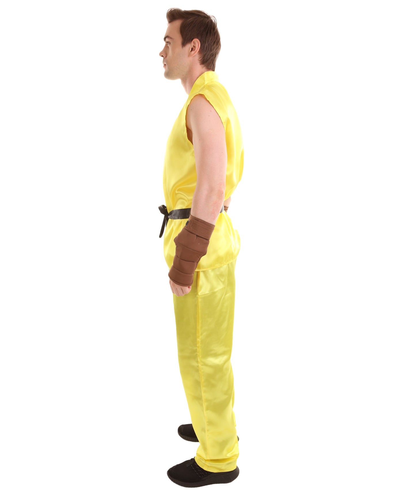 Yellow Men's Karate Fancy Costume