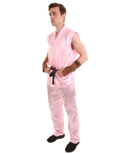 Pink Men's Karate Fancy Costume