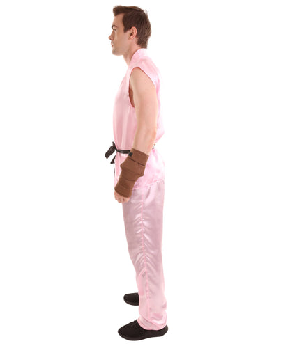 Pink Men's Karate Fancy Costume