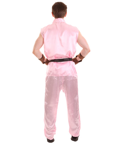 Pink Men's Karate Fancy Costume