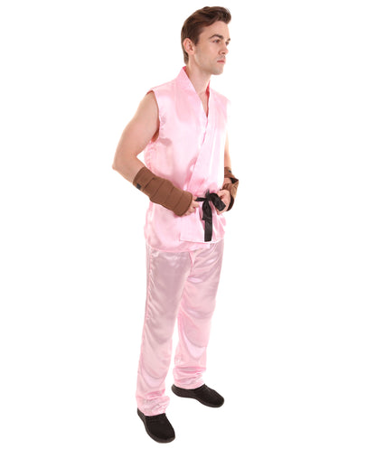 Pink Men's Karate Fancy Costume