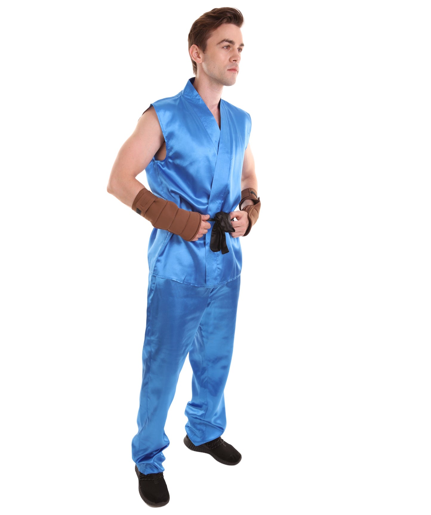 Blue Men's Karate Fancy Costume