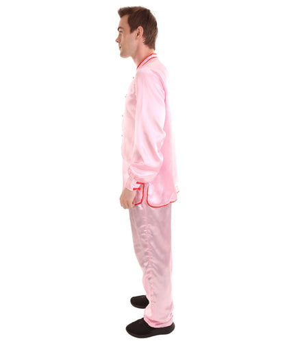 Light Pink Chinese Traditional Kung Fu Costume