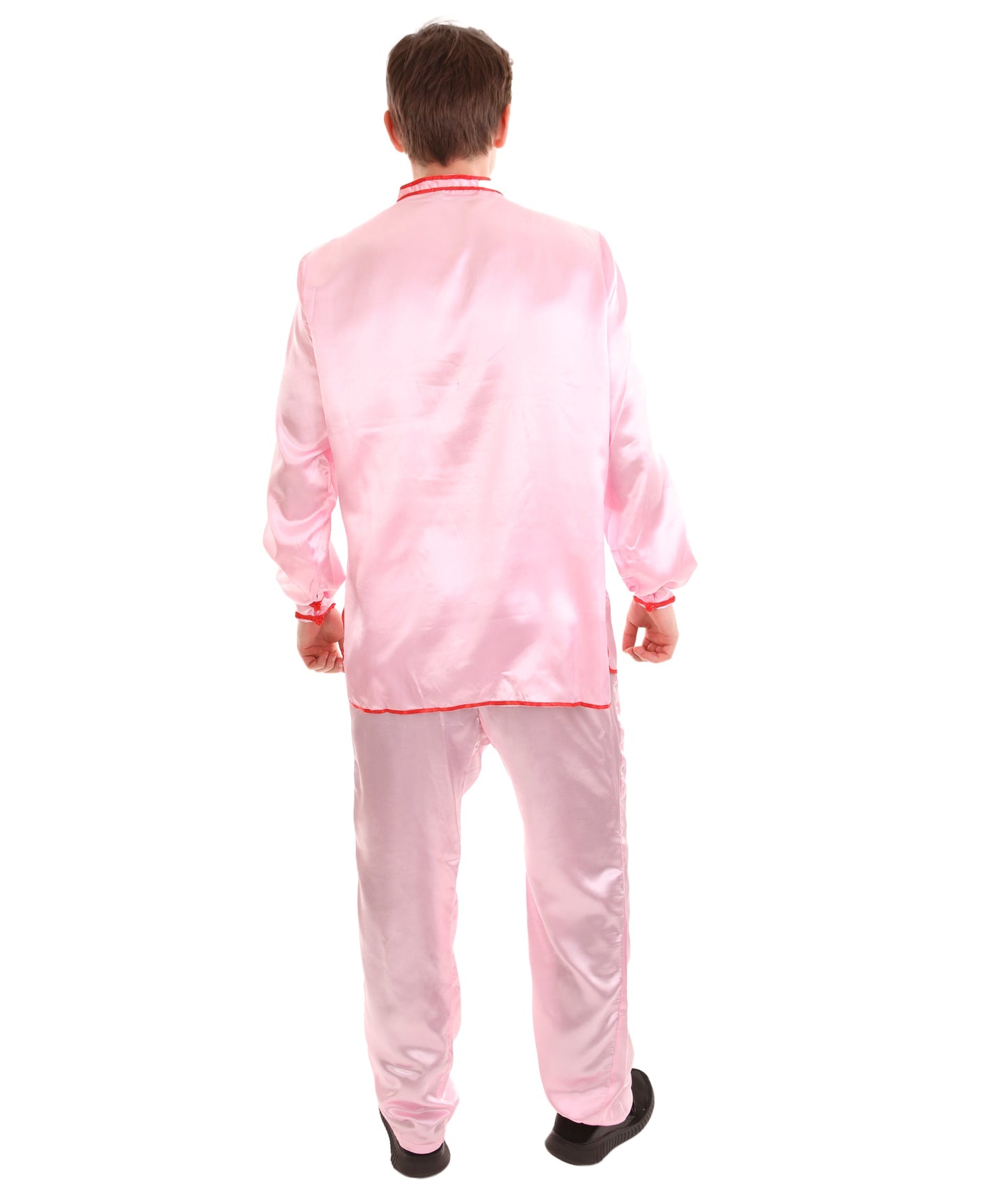 Light Pink Chinese Traditional Kung Fu Costume