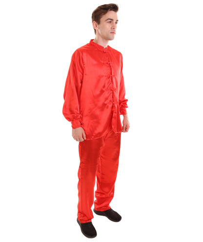 Red Traditional Kung Fu Costume