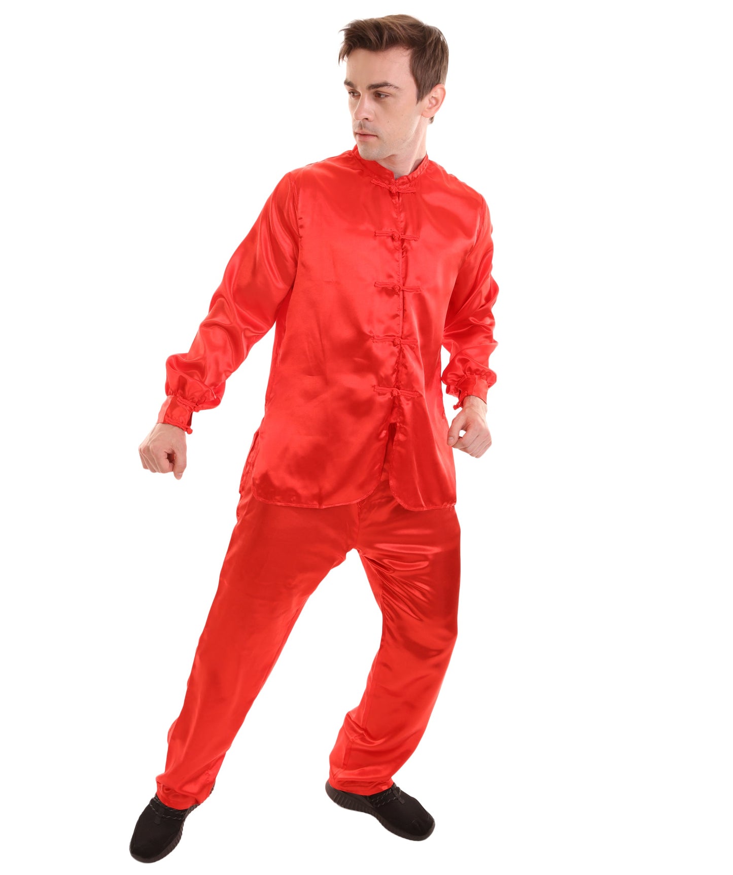 Red Traditional Kung Fu Costume