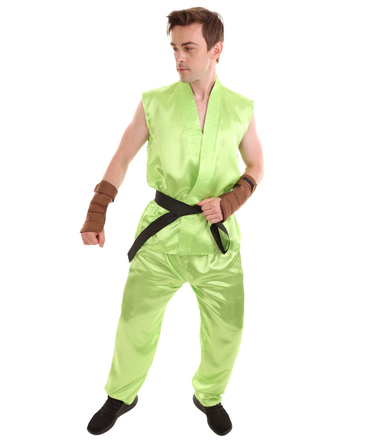 Lime Men's Karate Fancy Costume