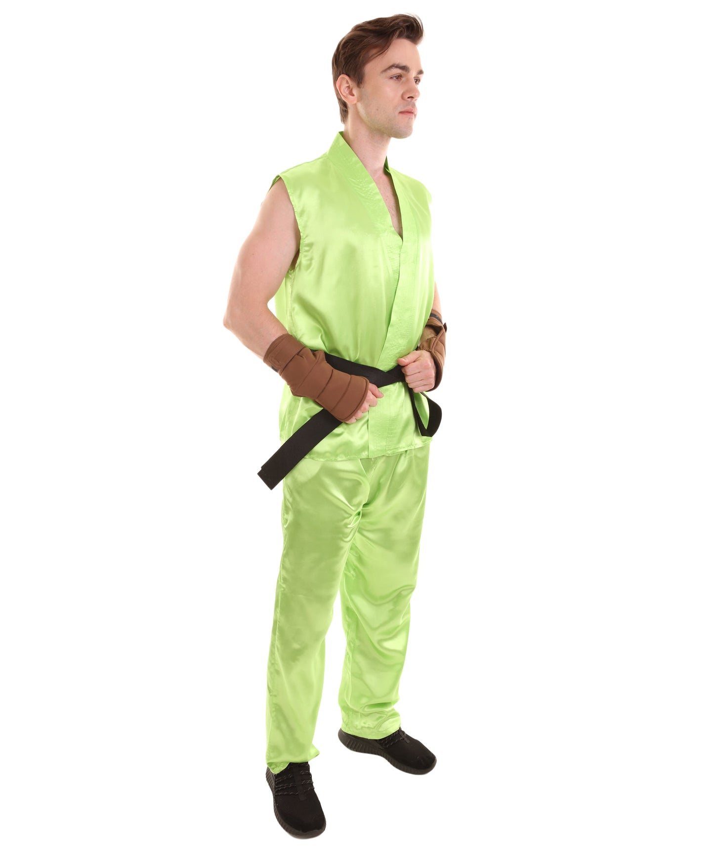 Lime Men's Karate Fancy Costume