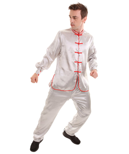 Silver Traditional Kung Fu Costume