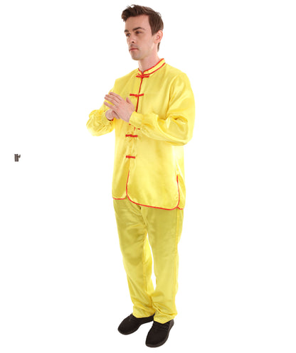 Yellow Traditional Kung Fu Costume