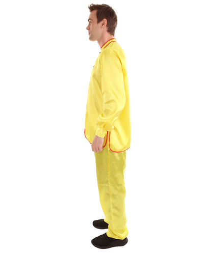 Yellow Traditional Kung Fu Costume