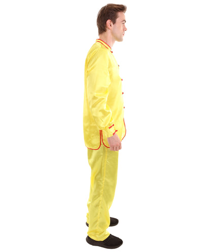 Yellow Traditional Kung Fu Costume