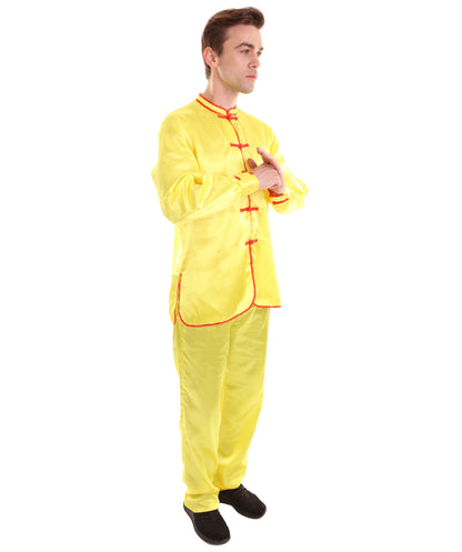 Yellow Traditional Kung Fu Costume