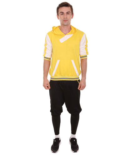 Men's Team Uniform Costume | Yellow & Black Fancy Costume