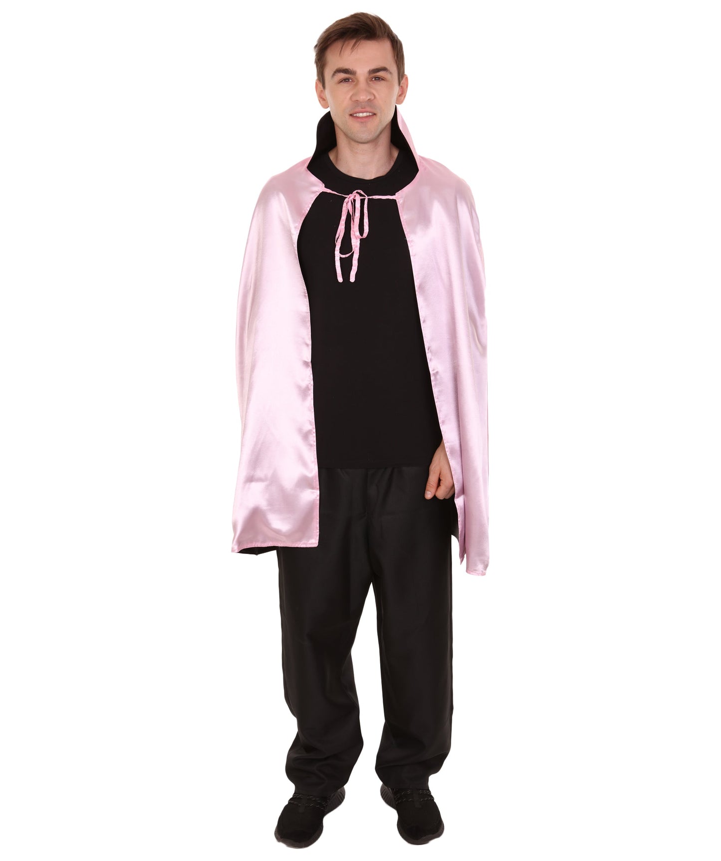  Pink/Black Reversible Vampire Cape Costume