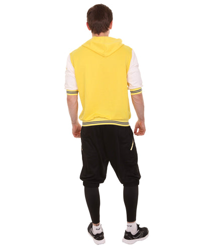 Men's Team Uniform Costume | Yellow & Black Fancy Costume