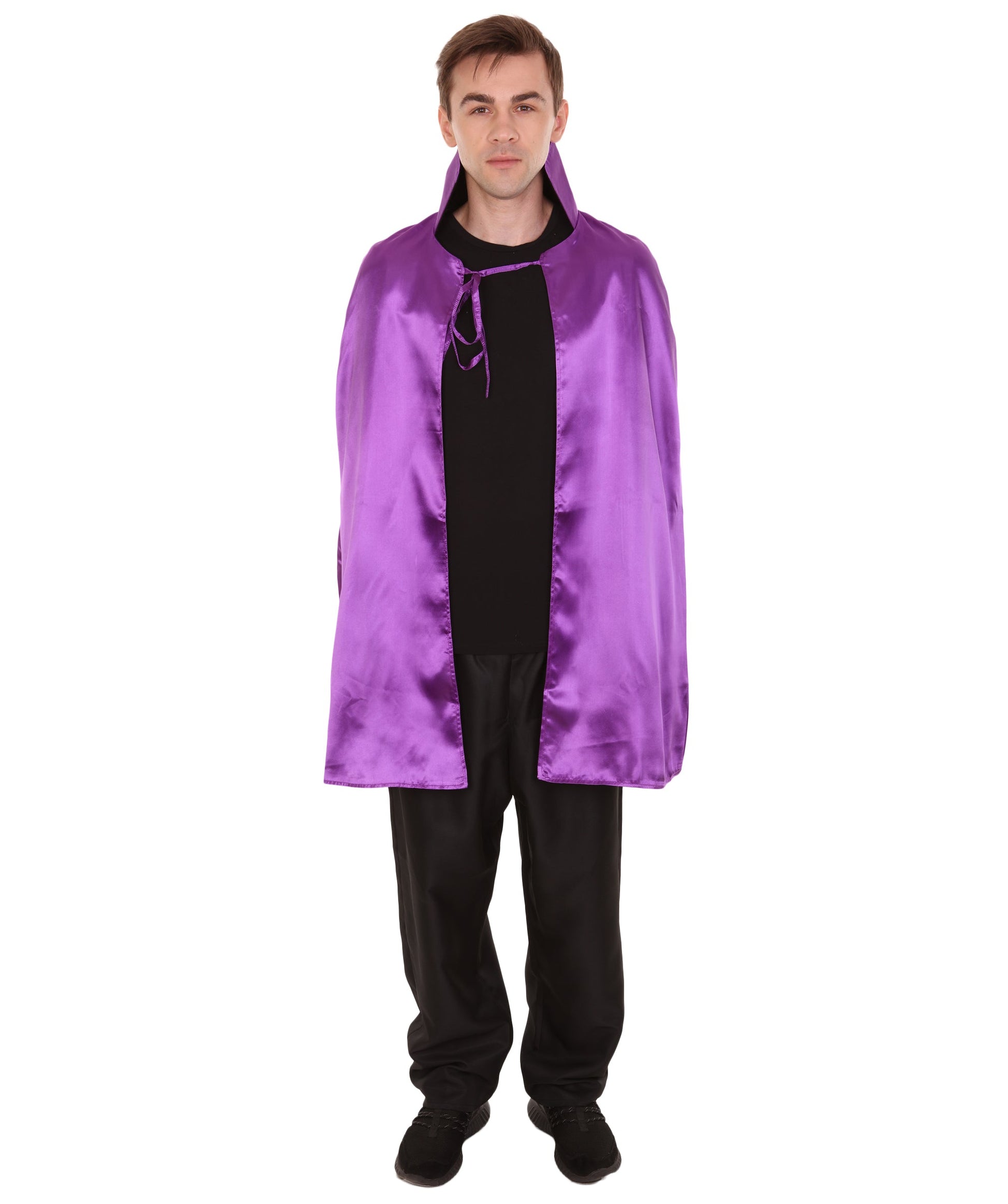 Lilac/Black Reversible Vampire Cape Costume