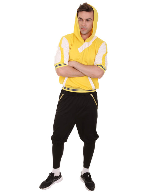 Men's Team Uniform Costume | Yellow & Black Fancy Costume