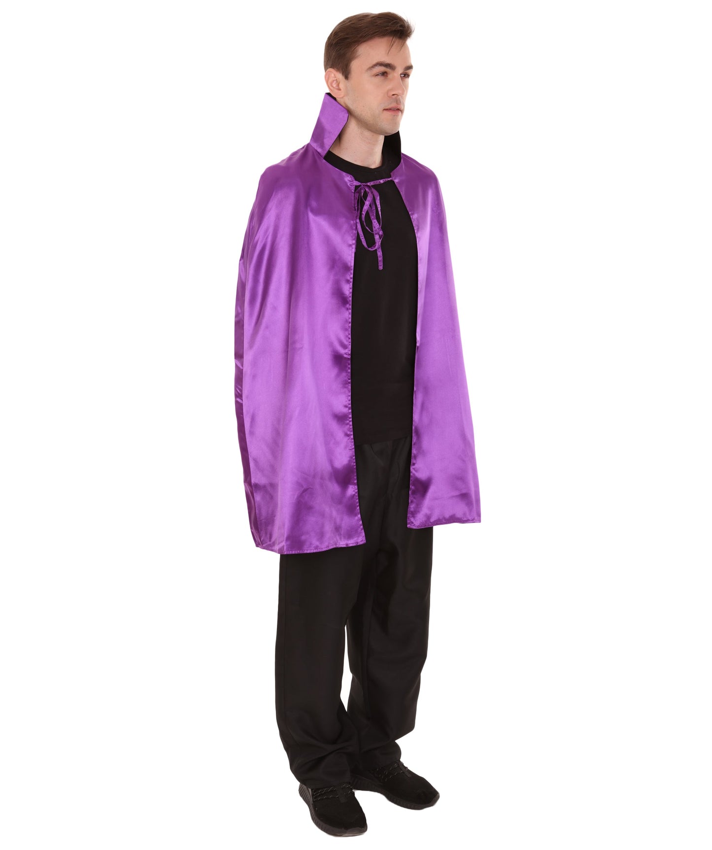 Lilac/Black Reversible Vampire Cape Costume